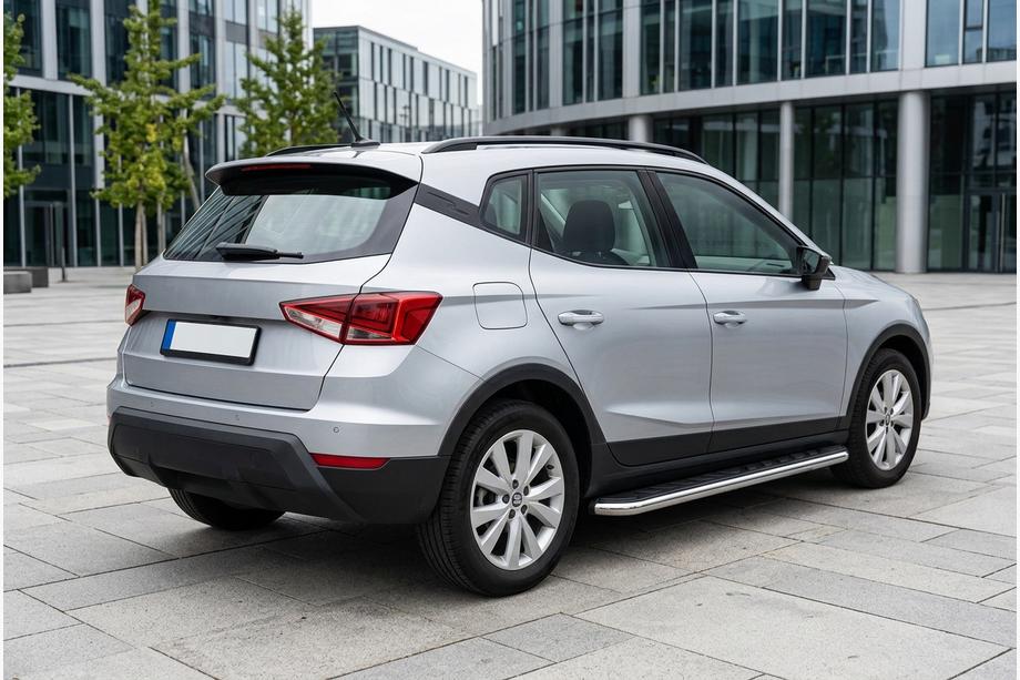 Seat Arona 2017- рр. Бокові пороги Maydos V1 (2 шт., алюміній) Фото 1