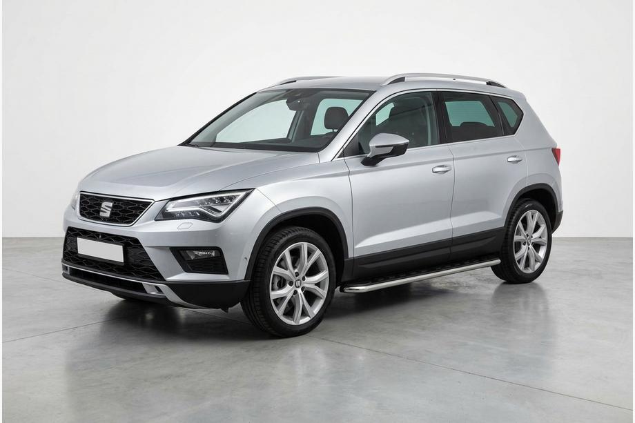 Seat Ateca 2016- рр. Бокові пороги Maydos V1 (2 шт., алюміній) Image
