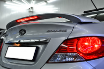 Hyundai Accent 2011-2017 рр. Спойлер Niken V2 (під фарбування) фото 4