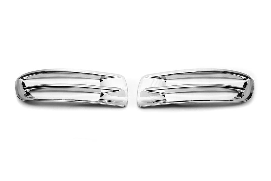 Volkswagen Touareg 2002-2010 рр. Накладки на противотуманки 2008-2010 (2 шт., пласт) Фото 4