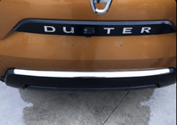 Renault Duster 2018-2024 рр. Накладка на задній бампер Carmos V1 (нерж) фото 1