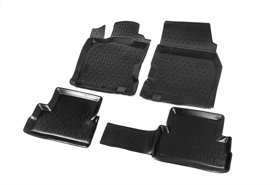 Nissan Qashqai 2014-2021 рр. Гумові килимки (4 шт, Niken 3D) Фото 2