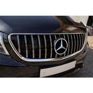 Передня решітка GT Panamericana Chrome (2014-2023 для Vito W447) фото 2