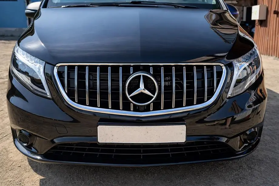 Mercedes Vito/V-class W447 2014- рр. Передня решітка GT Panamericana Chrome (2014-2023 для Vito W447)