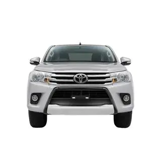 Передня накладка V2 (ABS) Toyota Hilux 2015- рр. фото 1