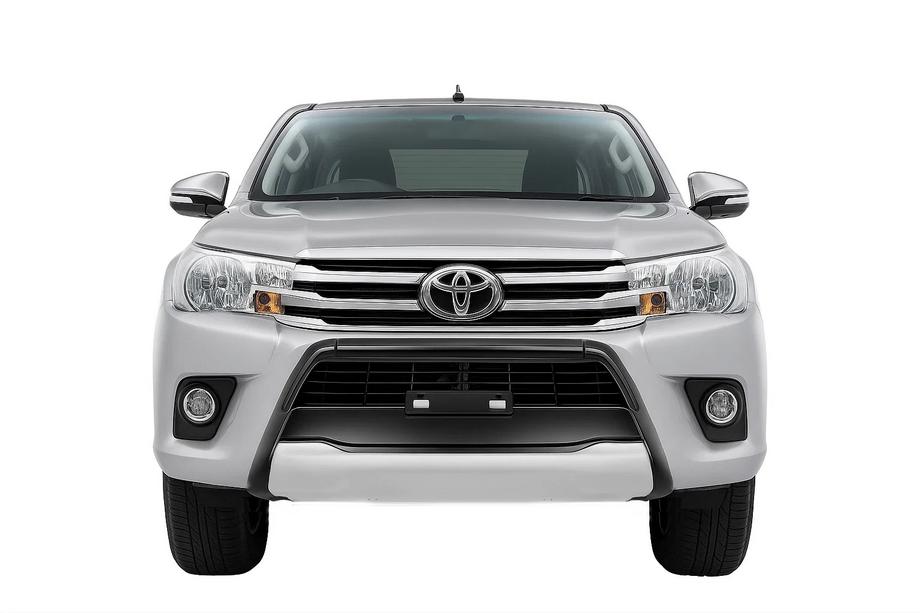 Toyota Hilux 2015- рр. Передня накладка V2 (ABS) Image