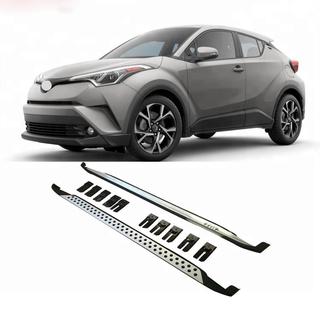 Бокові пороги Оригінал V3 (2 шт., алюм.) Toyota C-HR 2016-2023 рр. фото 2