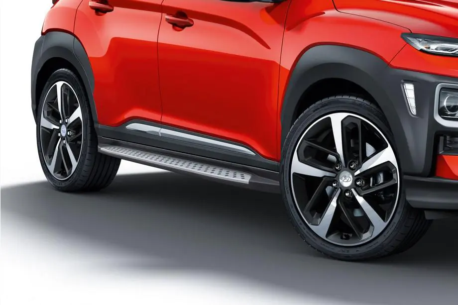 Hyundai Kona 2017-2023 рр. Бокові пороги Оригінальний дизайн (2 шт)