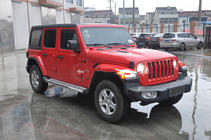 Jeep Wrangler 2007-2017 рр. Бокові пороги Silver (2 шт) фото 5