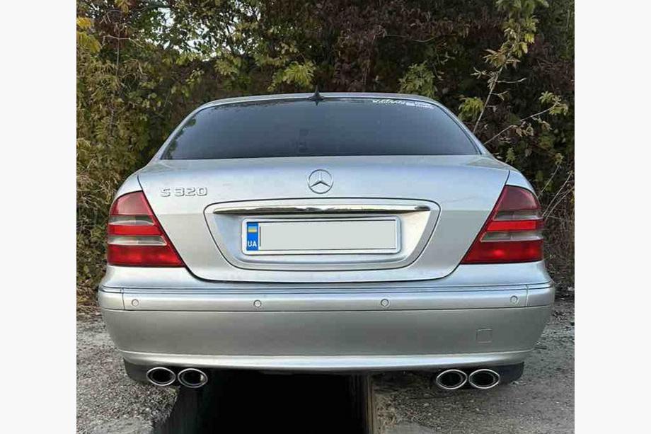 Mercedes S-class W220 1998-2005 рр. Насадки на глушник V1 (2 шт) Фото 6