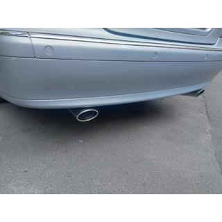 Насадки на глушник V3 (2 шт) Mercedes S-сlass W220 1998-2005 рр. фото 2