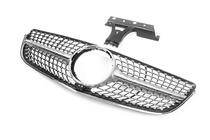 Mercedes E-class coupe C207 2010-2017 рр. Передня решітка (2014-2016, Diamond Silver) фото 6