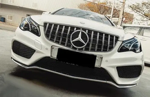 Mercedes E-сlass coupe C207 2010-2017 рр. Передня решітка (2014-2016, GT Panamericana) фото 3