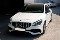 Mercedes CLA C117 2013-2019 рр. Передня решітка (2013-2016, GT Panamericana) фото 1