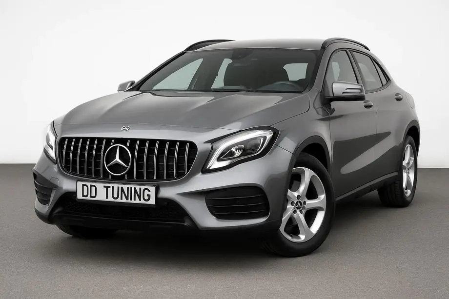Mercedes GLA X156 2014-2019 рр. Передня решітка GT Panamericana (2014-2016)