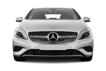 Mercedes A-сlass W176 2012-2018 рр. Передня решітка Diamond Silver (2012-2015) фото 1