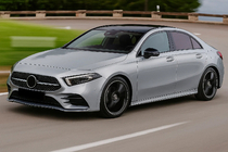Mercedes A-сlass W177 2018- рр. Передня решітка Diamond Silver (для 2018-2022) фото 3
