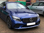 Mercedes C-сlass W205 2014-2021 рр. Передня решітка Panamericana GT (для Avantgarde/AMG-Line/C43 AMG) фото 1