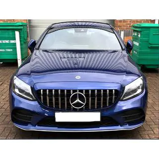 Передня решітка Panamericana GT (для Avantgarde/AMG-Line/C43 AMG) фото 2