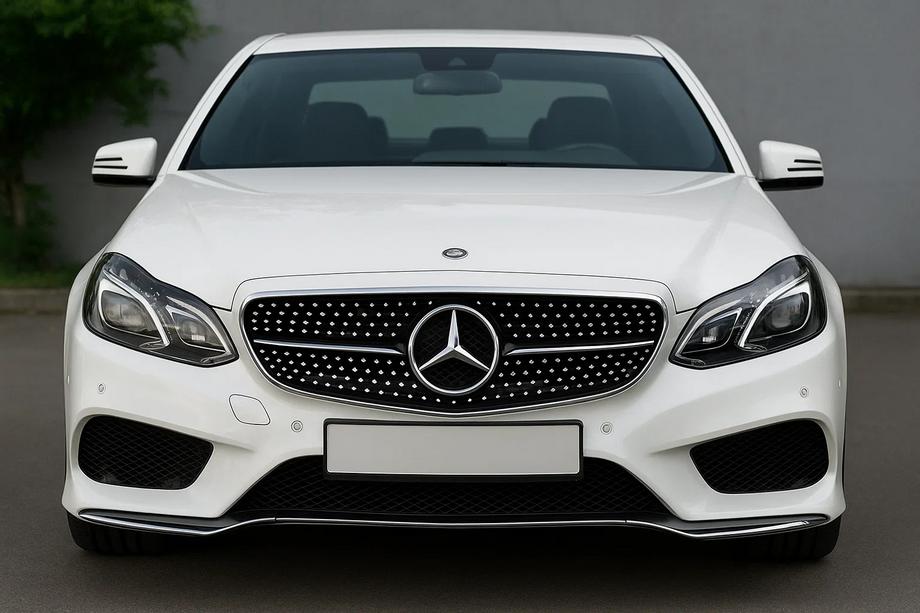 Mercedes E-сlass W212 2009-2016 рр. Передня решітка Diamond Black (для Avantgarde і AMG-Line, 2013-2016) Image