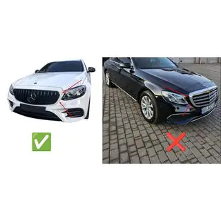 Передня решітка GT Panamericana (для Avantgarde/AMG-Line/E43 AMG/E53 AMG 2016-2019) фото 4