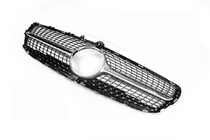 Mercedes CLS C218 2011-2018 рр. Передня решітка 2014-2018 (Diamond Silver) фото 5