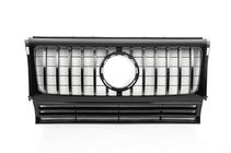 Mercedes G class W463 1990-2018 рр. Передня решітка (GT, з хром смужками) фото 2