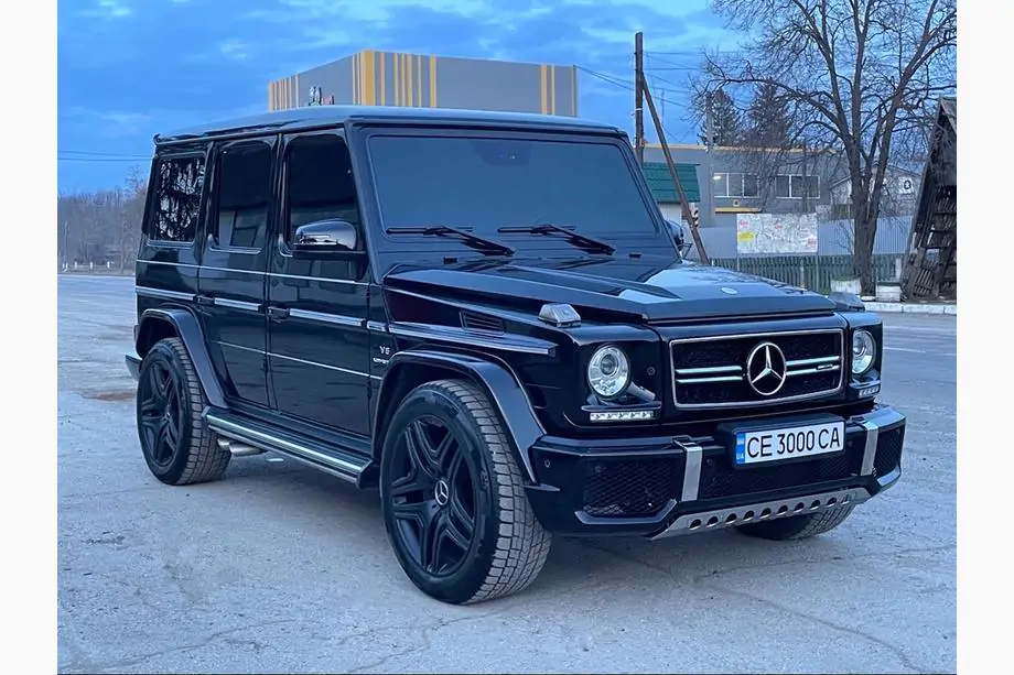 Mercedes G class W463 1990-2018 рр. Передній бампер AMG G63/G65 (в зборі) G63 (хромована сітка) Фото 2