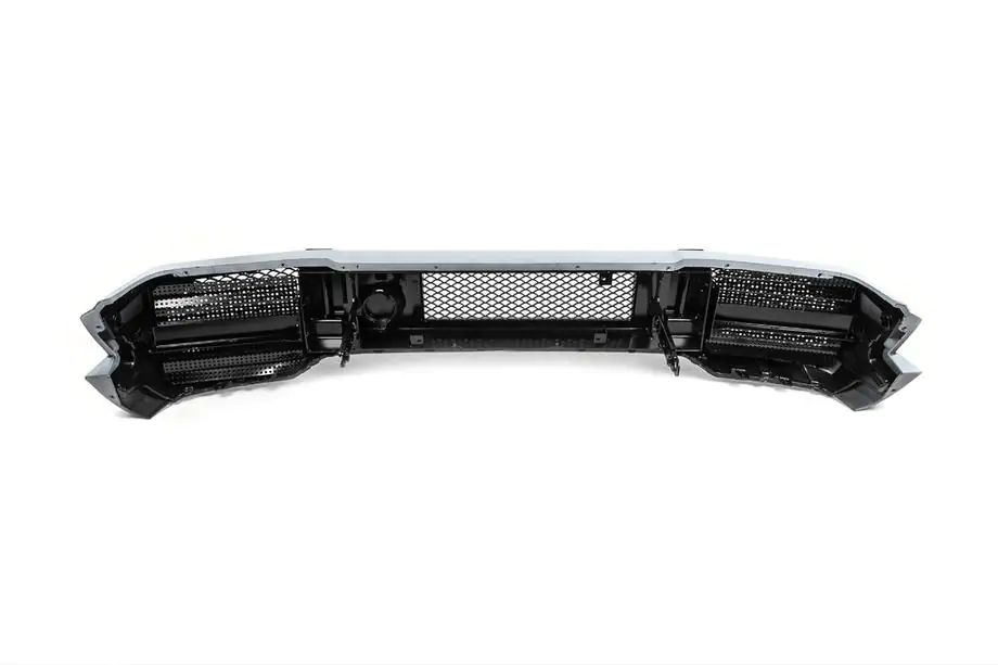 Mercedes G class W463 1990-2018 рр. Передній бампер AMG G63/G65 (в зборі) G63 (хромована сітка) Фото 10