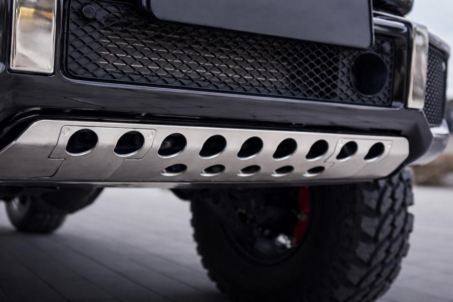 Mercedes G class W463 1990-2018 рр. Захист переднього бампера (нержавійка)