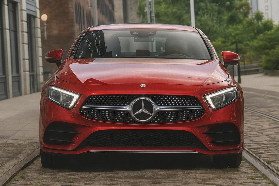 Mercedes CLS C257 2018- рр. Передня решітка (Diamond Silver) Image