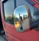 Ford Transit 1991-2000 рр. Накладки на дзеркала (2 шт, нерж.) фото 4