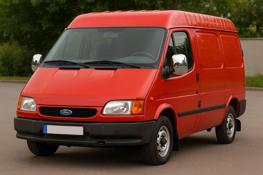 Ford Transit 1991-2000 рр. Накладки на дзеркала (2 шт, нерж.) Image
