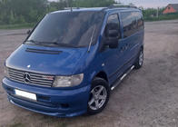 Mercedes Vito W638 1996-2003 рр. Нижня накладка на бампер Brabos Style (під фарбування) фото 2