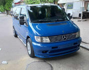 Mercedes Vito W638 1996-2003 рр. Нижня накладка на бампер Brabos Style (під фарбування) фото 1