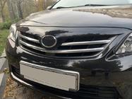 Toyota Corolla 2007-2013 рр. Накладки на решітку радіатора (2010-2013р, 3 шт, нерж.) фото 3