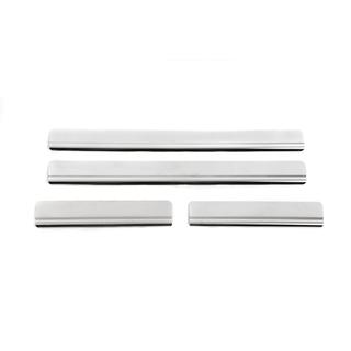 Накладки на пороги OmsaLine (нерж) Toyota Corolla 2013-2019 рр. фото 1