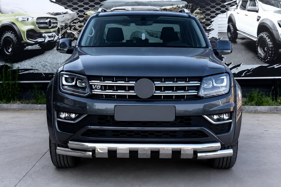 Volkswagen Amarok 2010-2022 рр. Передній захист F3-08.7 (нерж)
