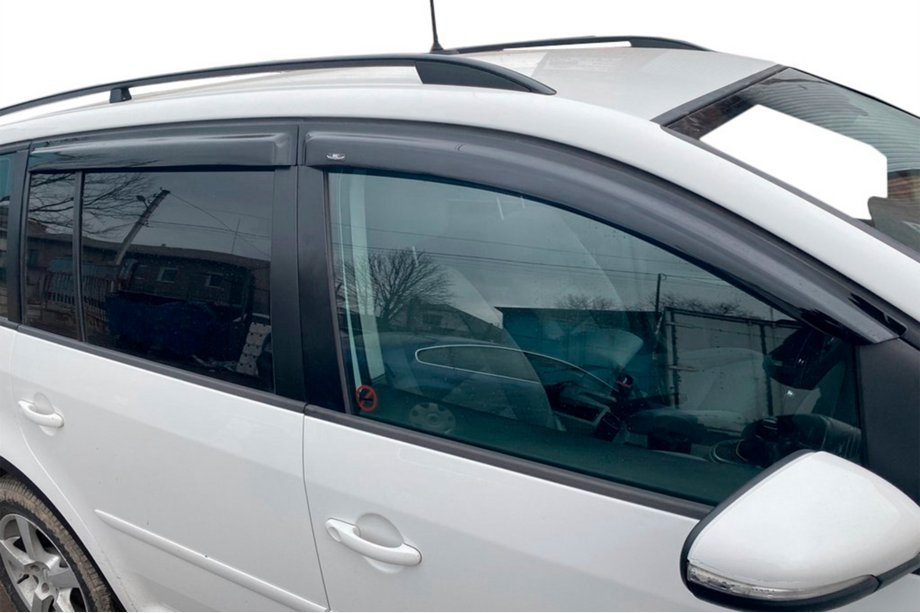 Volkswagen Touran 2010-2015 рр. Вітровики (4 шт, HIC) Фото 12