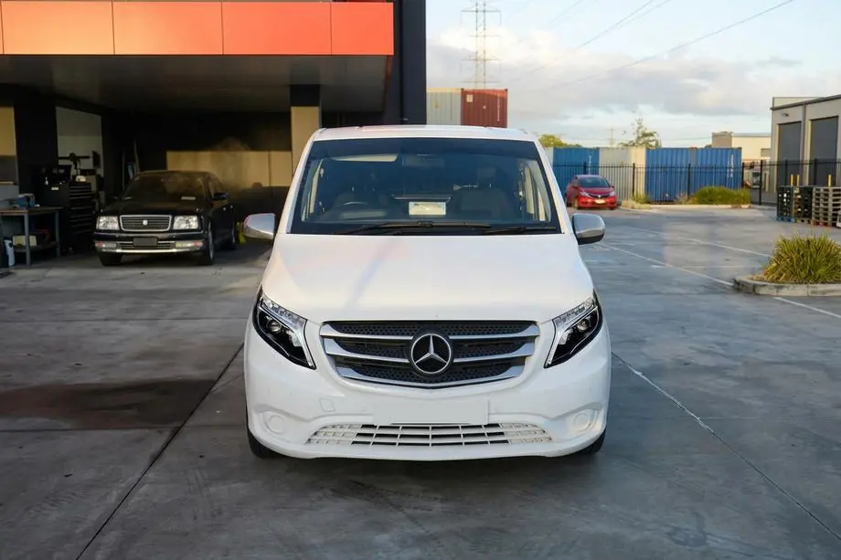 Mercedes Vito/V-class W447 2014- рр. Передні фари з блоками V-class дизайн LED (для Vito, 2 шт) Фото 3