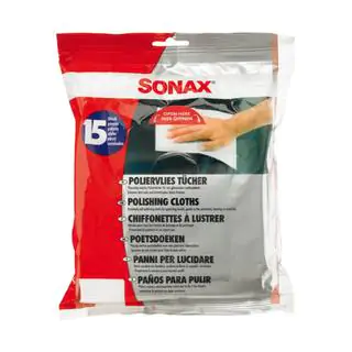 Sonax Екстрам’які серветки для фінішного полірування кузова (15 шт) фото 1