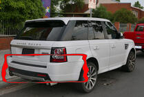 Range Rover Sport 2005-2013 рр. Задній бампер (Autobiography) фото 4