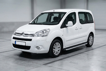 Citroen Berlingo 2008-2018 рр. Бокові пороги Fullmond (2 шт., алюм.) фото 1