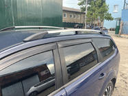 Ford Focus II 2005-2008 рр. Алюмінієві рейлінги (Caravan, хром) фото 2