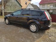 Ford Focus II 2005-2008 рр. Алюмінієві рейлінги (Caravan, Чорні) фото 2