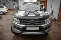 Volkswagen Amarok 2010-2022 рр. Накладка на капот (ABS) фото 3
