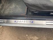 Mercedes E-сlass W124 1984-1997 рр. Накладки на дверні пороги LED короткі (2 шт, нерж.) фото 3