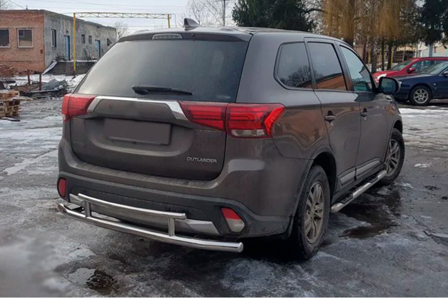 Mitsubishi Outlander 2012-2021 рр. Задня дуга AK004-2 (нерж) Image