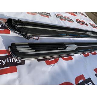 Бокові пороги ОЕМ V2 (2 шт) Range Rover Velar 2017- рр. фото 3