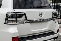 Toyota Land Cruiser 200 2007-2021 рр. Задні ліхтарі 2016+ (Executive Black) фото 1